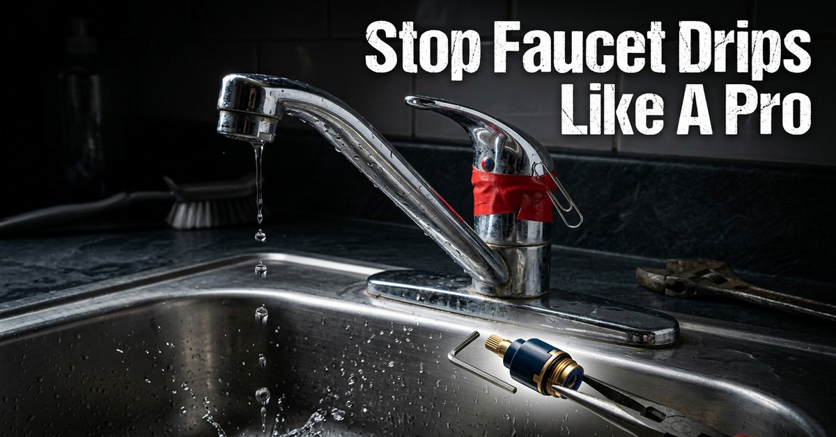How Plumbers Instantly Stop Dripping Faucets at Home: An Expert Guide