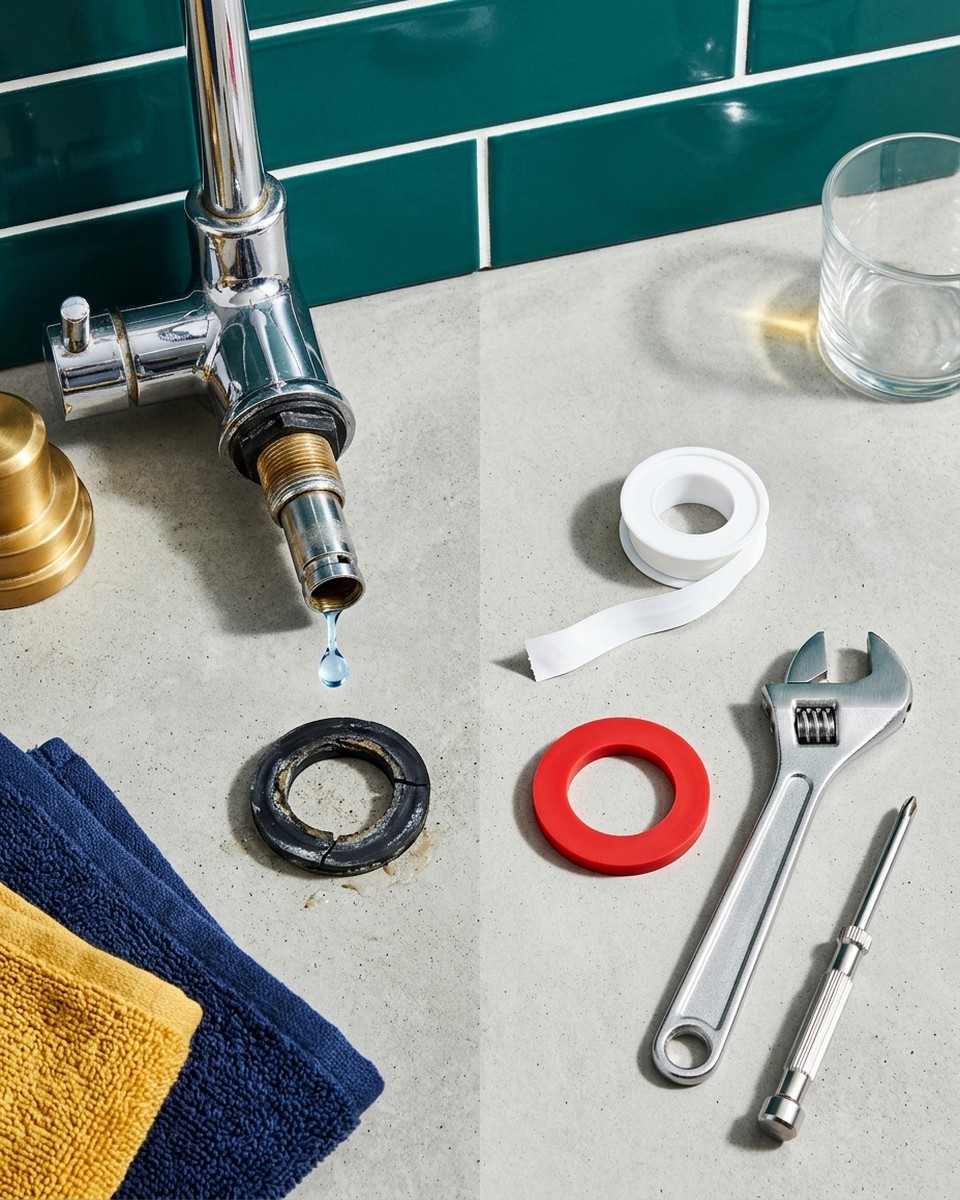 A Plumber's Method for Instantly Stopping a Dripping Faucet at Home